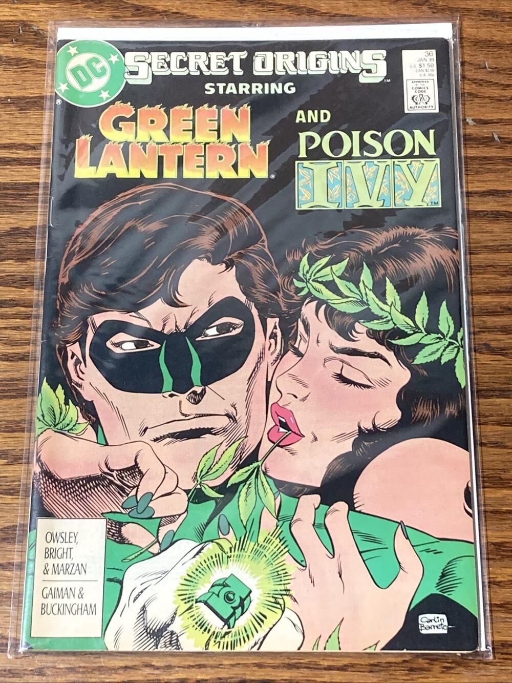 Secret Origins #36 Green Lantern and Poison Ivy (DC Comics, 1989) Neil Gaiman